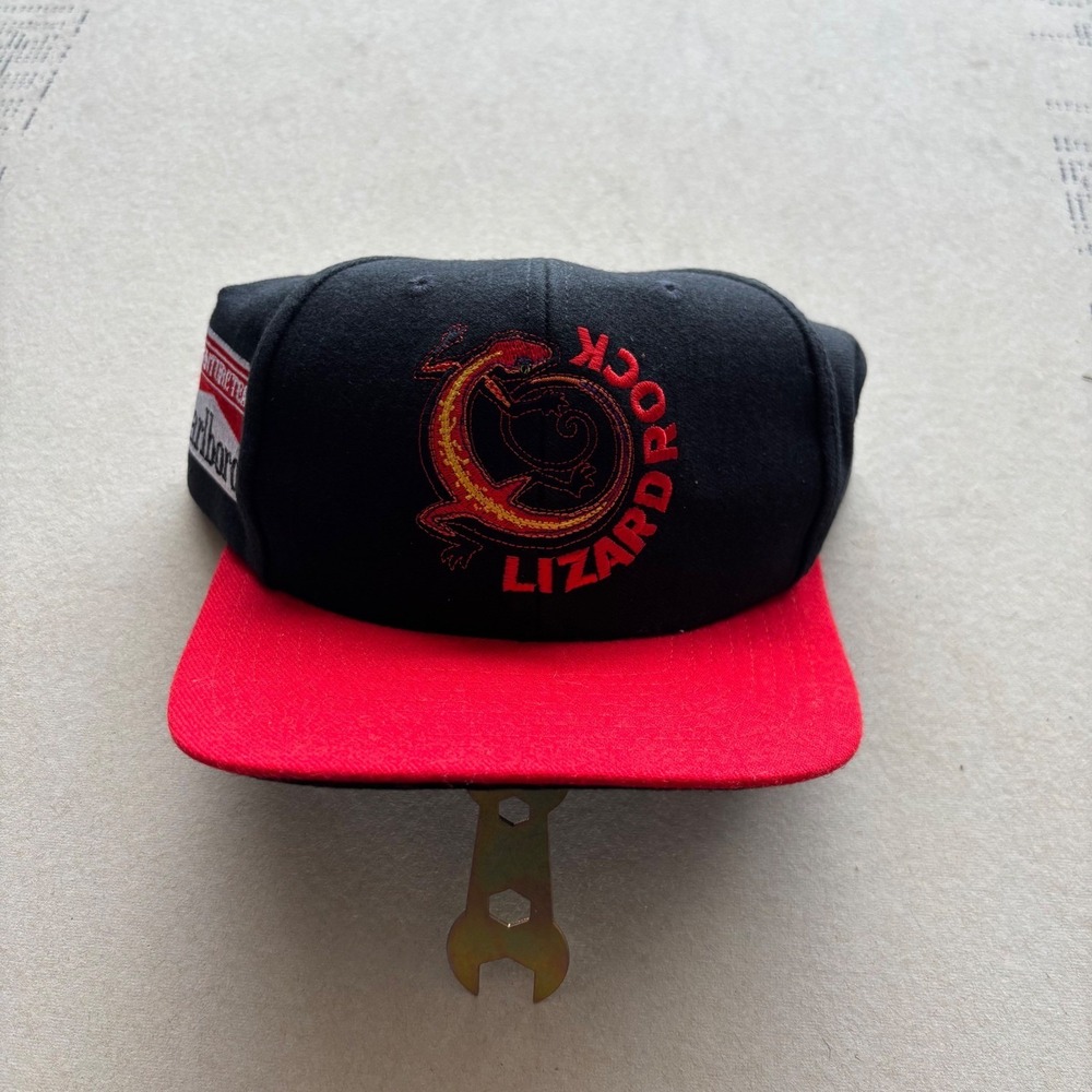 Vintage 90s Marlboro Lizard Rock Adventure Team‎ Snapback Hat